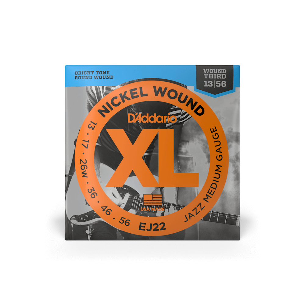 D'Addario EJ22 13-56 Jazz Medium Electric Guitar Strings