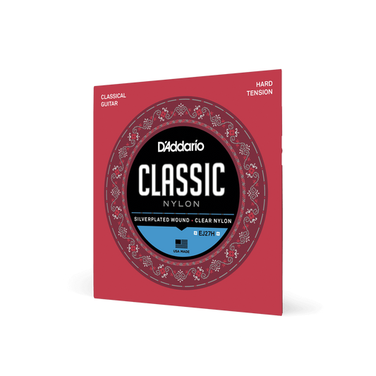D'Addario EJ27H Nylon Student Classical Strings - Hard Tension
