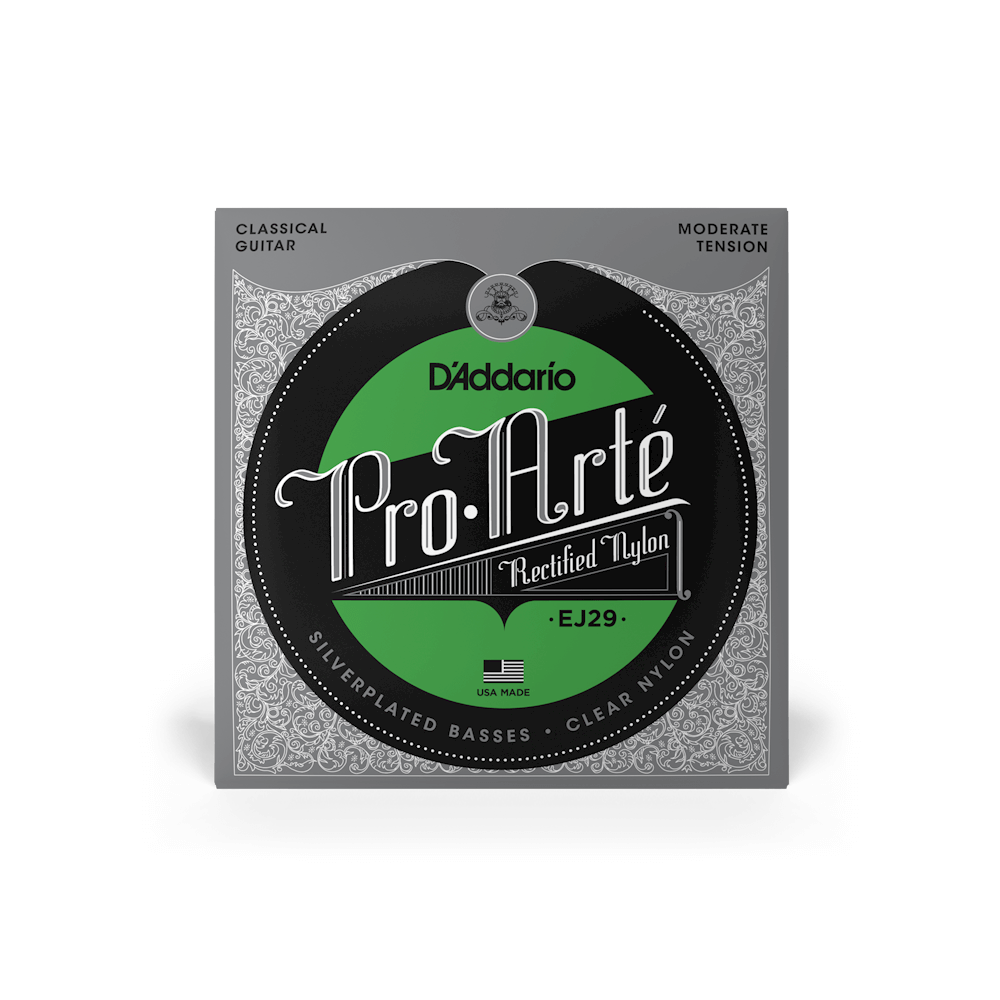D'Addario EJ29 Moderate Tension Rectified Nylon Trebles Classical Guitar Strings