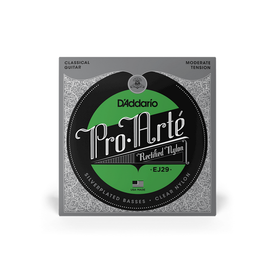 D'Addario EJ29 Moderate Tension Rectified Nylon Trebles Classical Guitar Strings