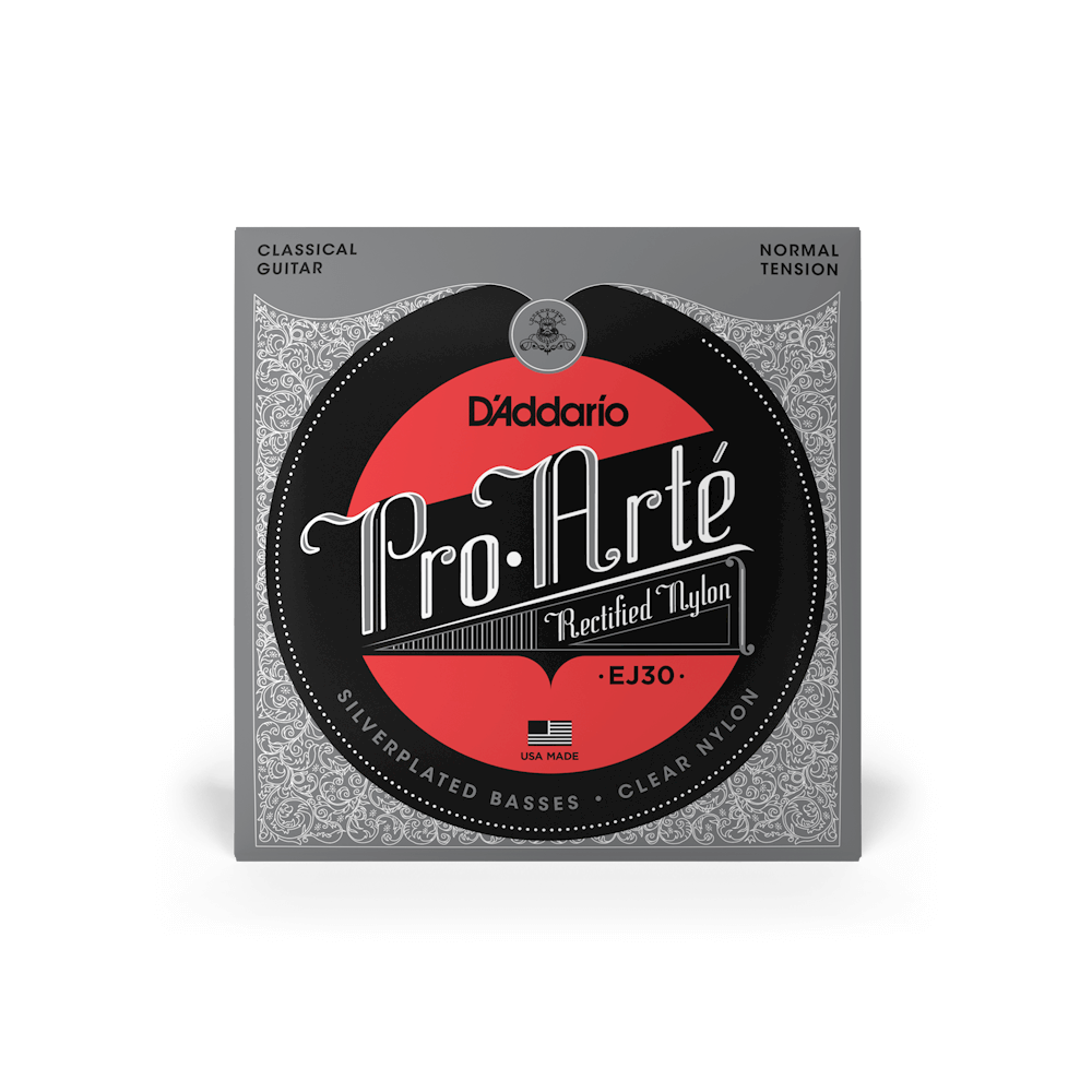 D'Addario EJ30 Normal Tension Rectified Nylon Trebles Classical Guitar Strings