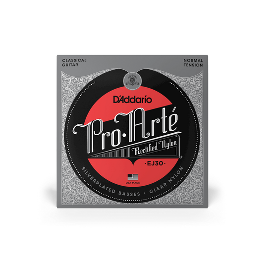 D'Addario EJ30 Normal Tension Rectified Nylon Trebles Classical Guitar Strings