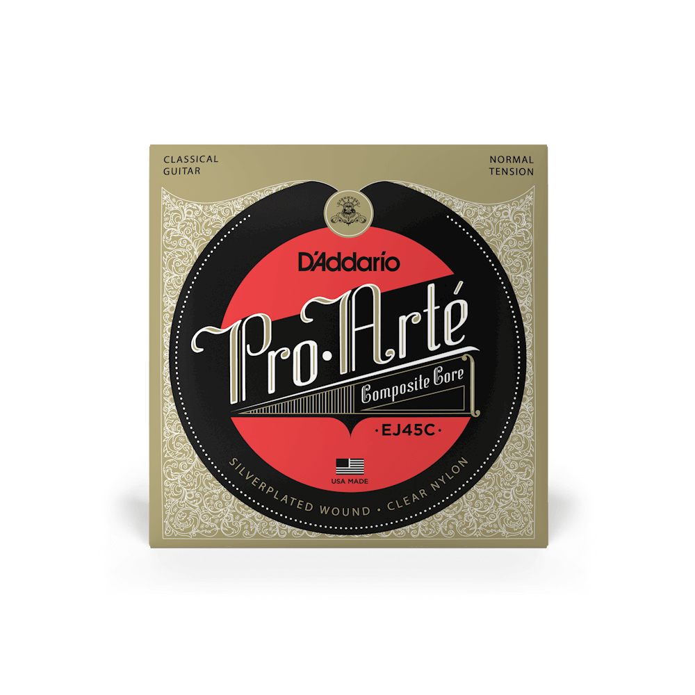 D'Addario EJ45C Normal Tension Composite Core Classical Guitar Strings