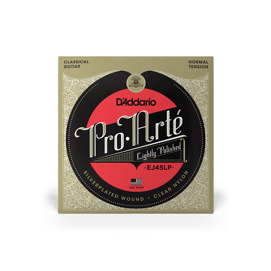 D'Addario EJ45LP Normal Tension Lightly Polished Classical Guitar Strings