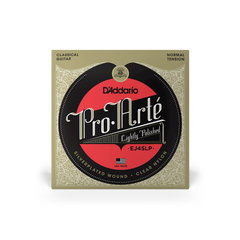 D'Addario EJ45LP Normal Tension Lightly Polished Classical Guitar Strings