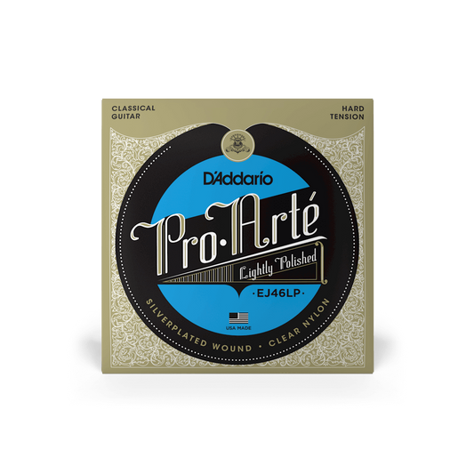 D'Addario EJ46LP Hard Tension Lightly Polished Classical Guitar Strings