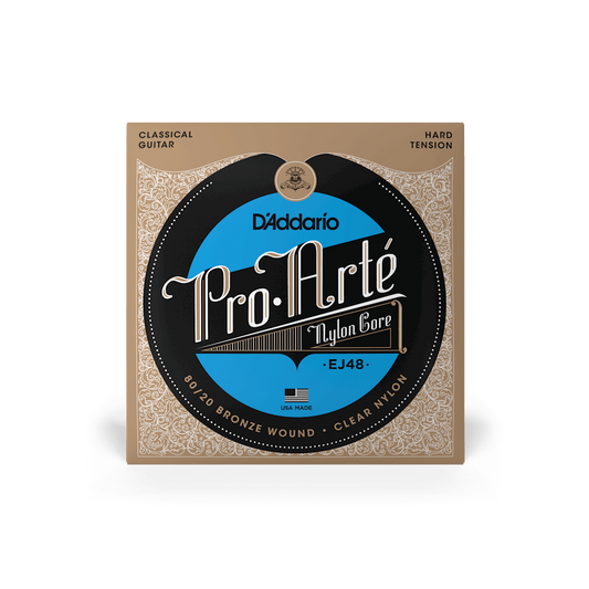 D'Addario EJ48 Hard Tension 80/20 Bronze Classical Guitar Strings