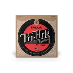 D'Addario EJ49 Normal Tension Black Nylon Classical Guitar Strings