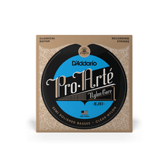 D'Addario EJ51 Hard Tension Nylon with Polished Basses Classical Guitar Strings