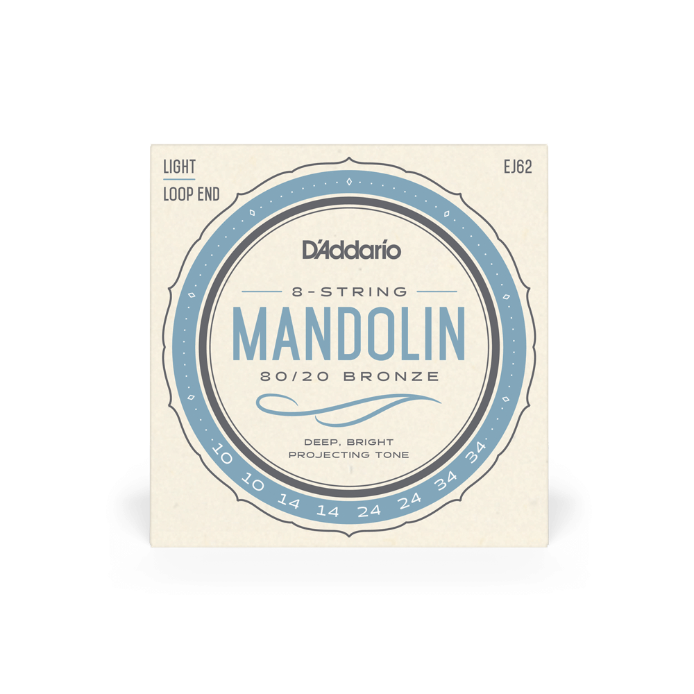 D'Addario EJ62 10-34 Light Mandolin String Set