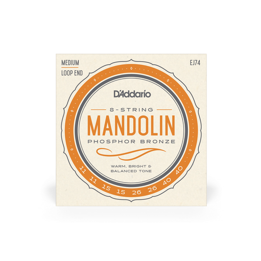 D'Addario EJ74 11-40 Medium Mandolin String Set