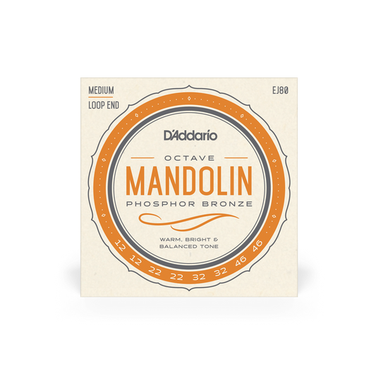 D'Addario EJ80 12-46 Octave Mandolin String Set