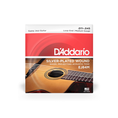 D'Addario EJ84M 11-45 Medium Loop End Acoustic Guitar Strings