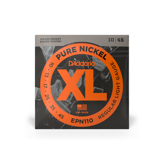 D'Addario EPN110 10-45 Regular Light Electric Guitar Strings