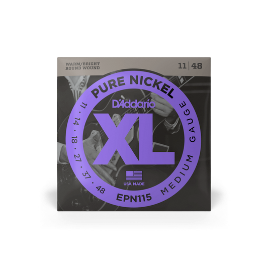 D'Addario EPN115 11-48 Medium Electric Guitar Strings