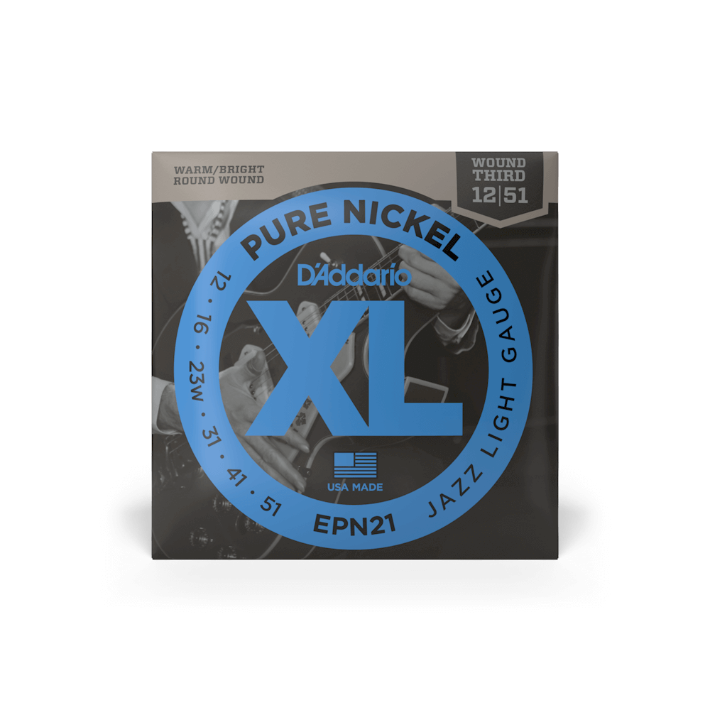 D'Addario EPN21 12-51 Jazz Light Electric Guitar Strings