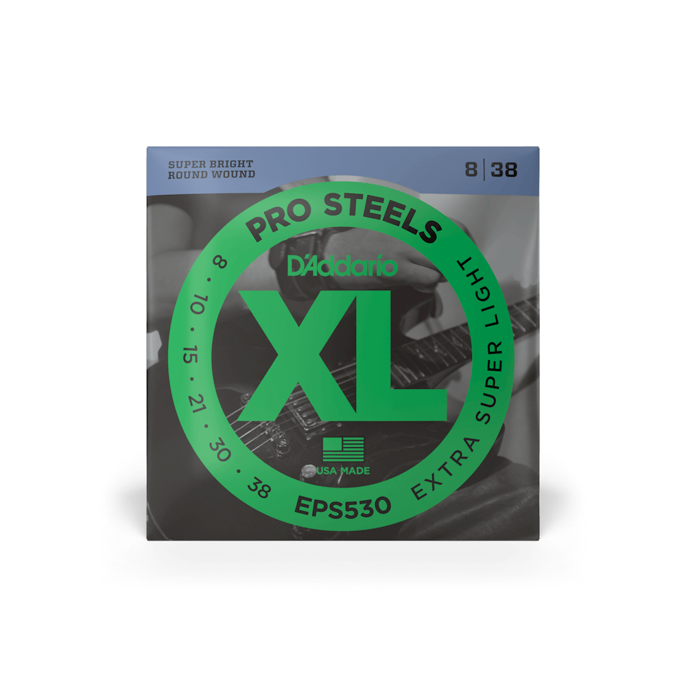D'Addario EPS530 08-38 Extra Super Light Electric Guitar Strings