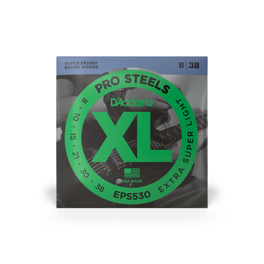 D'Addario EPS530 08-38 Extra Super Light Electric Guitar Strings