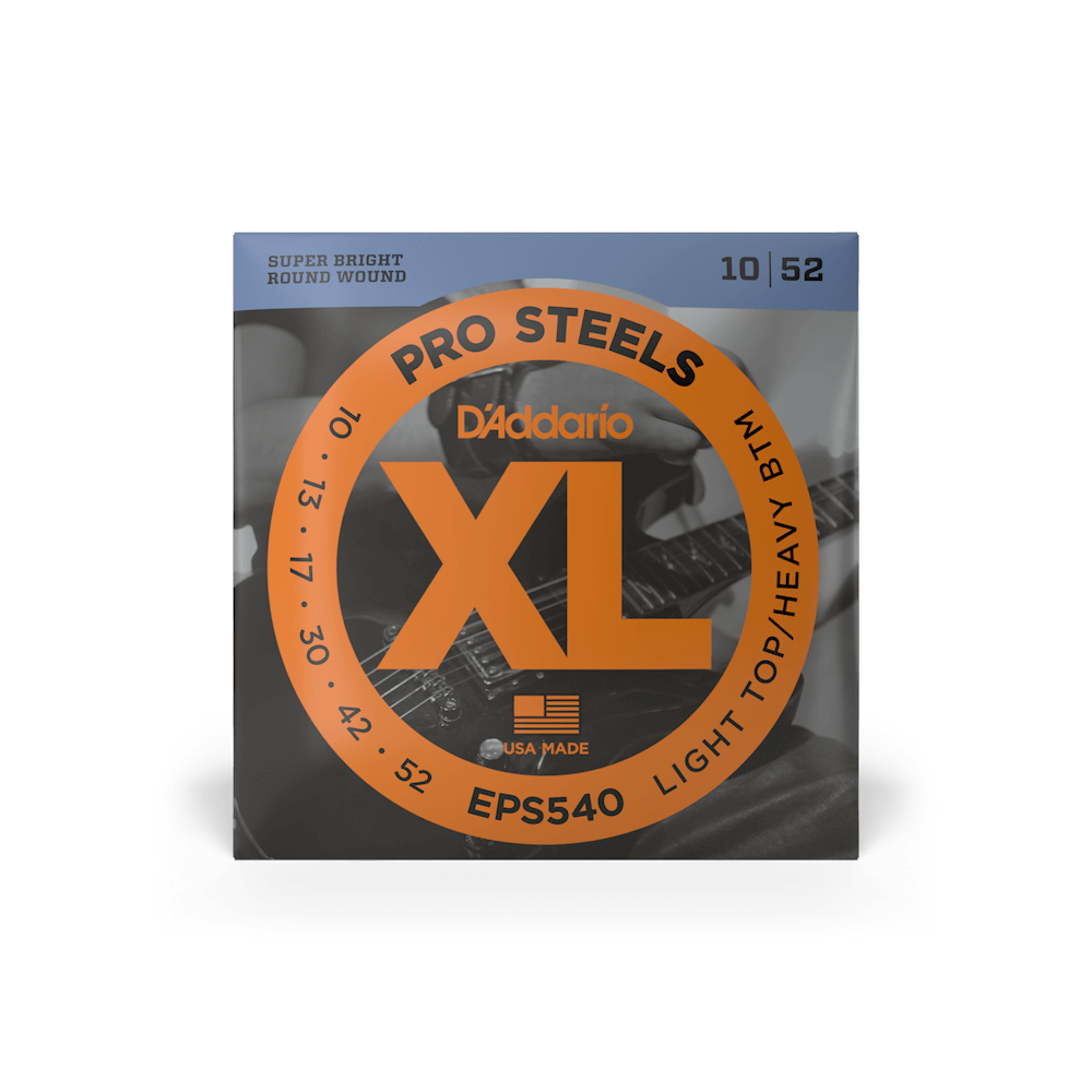 D'Addario EPS540 10-52 Regular Light Top/Heavy Bottom Electric Guitar Strings