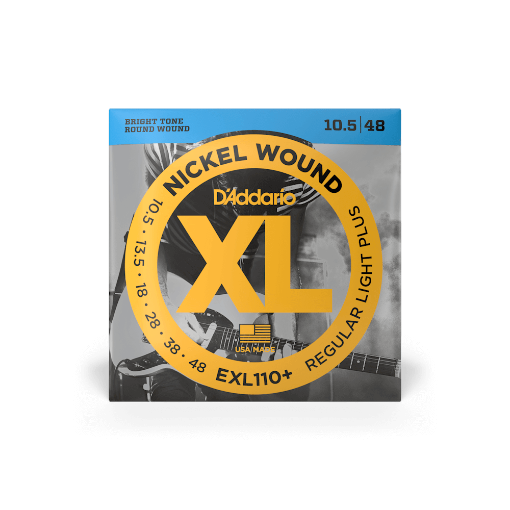D'Addario EXL110+ 10.5-48 Regular Light Plus Electric Guitar Strings