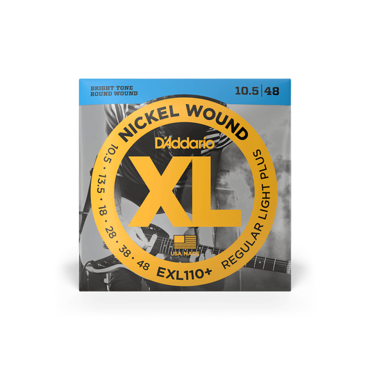 D'Addario EXL110+ 10.5-48 Regular Light Plus Electric Guitar Strings