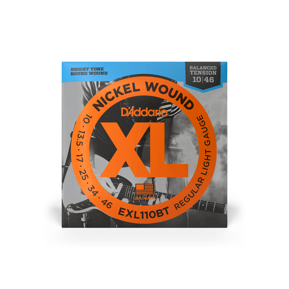 D'Addario EXL110BT 10-46 Regular Light Balanced Tension Electric Guitar Strings