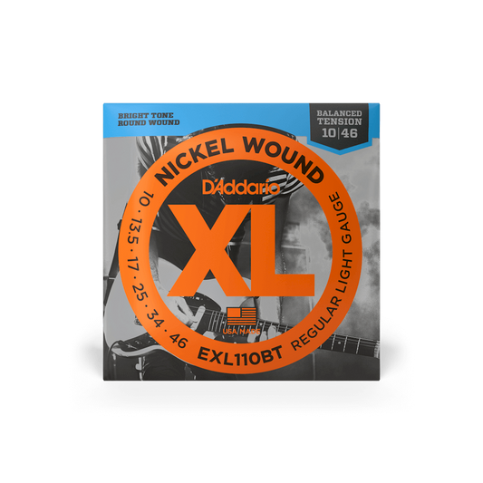 D'Addario EXL110BT 10-46 Regular Light Balanced Tension Electric Guitar Strings