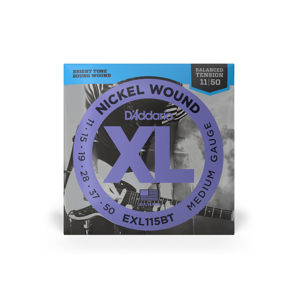 D'Addario EXL115BT 11-50 Medium Balanced Tension Electric Guitar Strings