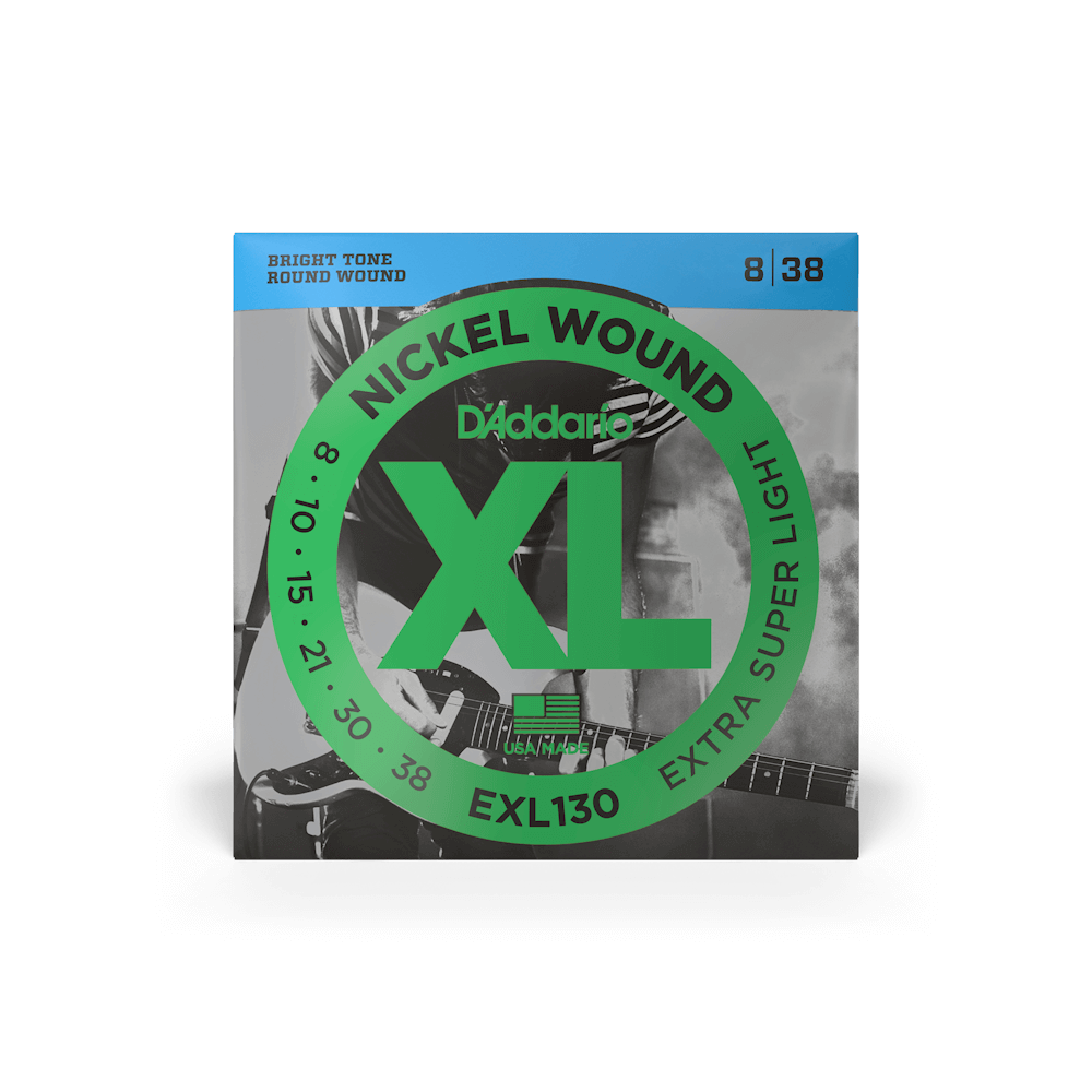 D'Addario EXL130 08-38 Extra Super Light Electric Guitar Strings