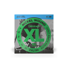 D'Addario EXL130 08-38 Extra Super Light Electric Guitar Strings