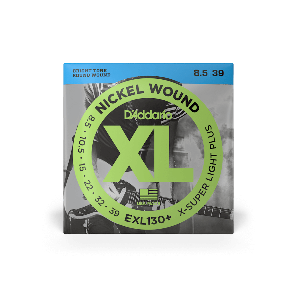 D'Addario EXL130+ 8.5-39 Extra Super Light Plus Electric Guitar Strings