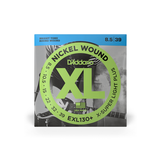 D'Addario EXL130+ 8.5-39 Extra Super Light Plus Electric Guitar Strings