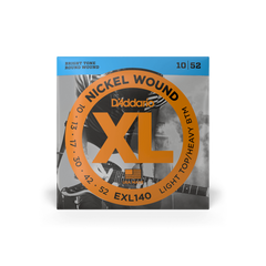 D'Addario EXL140 10-52 Light Top/Heavy Bottom Electric Guitar Strings