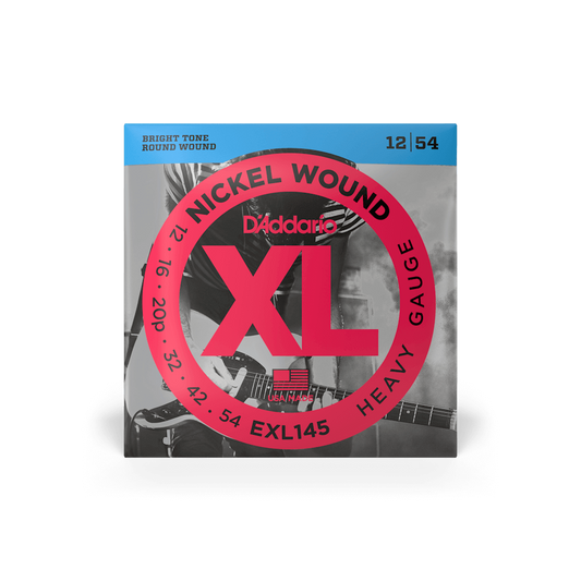 D'Addario EXL145 Nickel Wound 12-54 Electric Guitar Strings