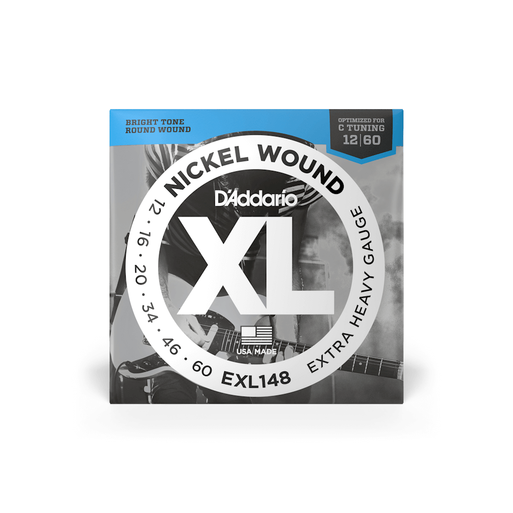 D'Addario EXL148 12-60 Extra Heavy Electric Guitar Strings