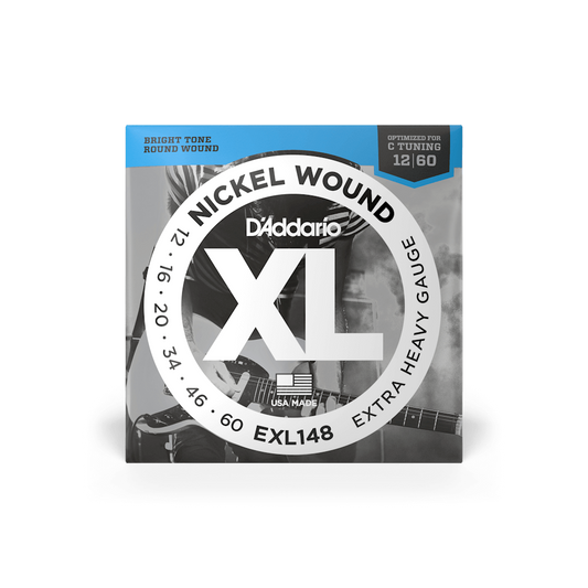 D'Addario EXL148 12-60 Extra Heavy Electric Guitar Strings