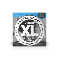 D'Addario EXL148 12-60 Extra Heavy Electric Guitar Strings