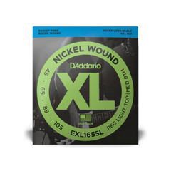 D'Addario EXL165SL 45-105 Regular Light Top/Medium Bottom Super Long Scale Bass Strings