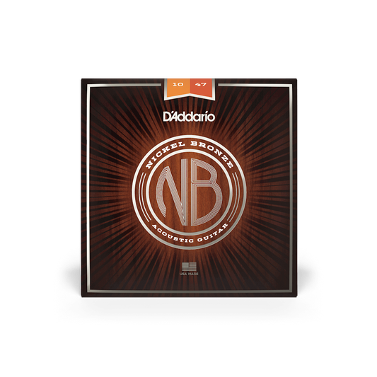 D'Addario NB1047 10-47 Extra Light Acoustic Guitar Strings