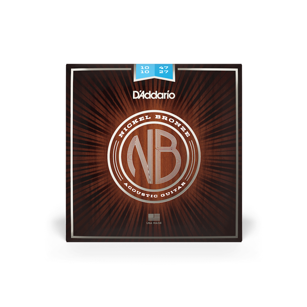D'Addario NB1047-12 10-47 Regular Light 12-String Acoustic Guitar Strings
