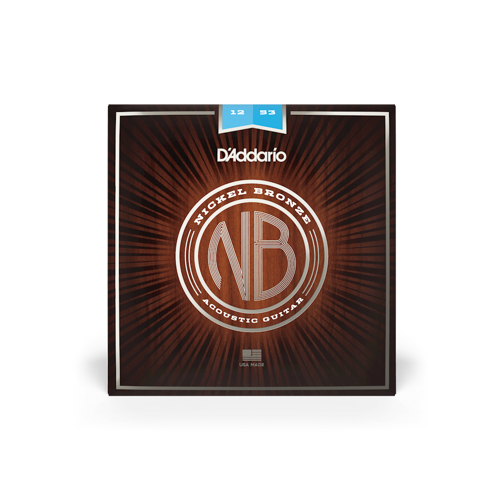 D'addario NB1253 12-53 Regular Light Acoustic Guitar Strings