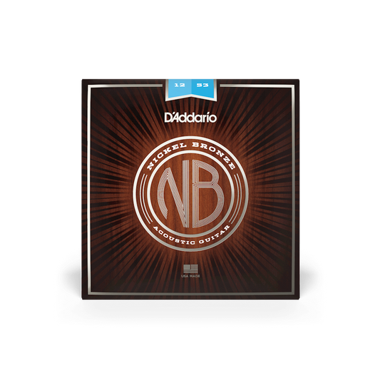 D'addario NB1253 12-53 Regular Light Acoustic Guitar Strings