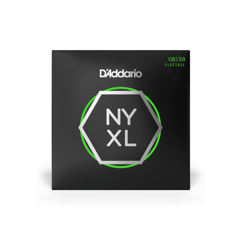 D'Addario NYXL0838 08-38 Extra Super Light Electric Guitar Strings