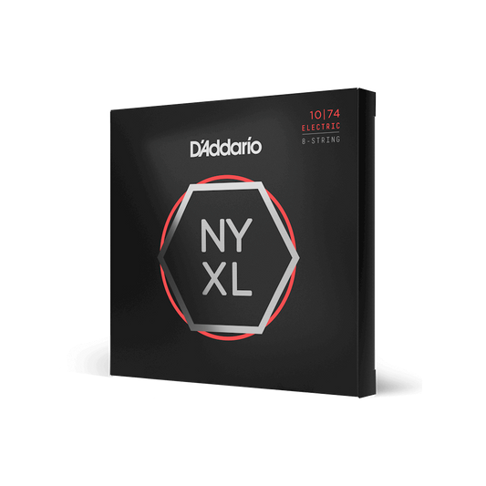 D'Addario NYXL1074 10-74 Light Top/Heavy Bottom 8-String Electric Guitar Strings