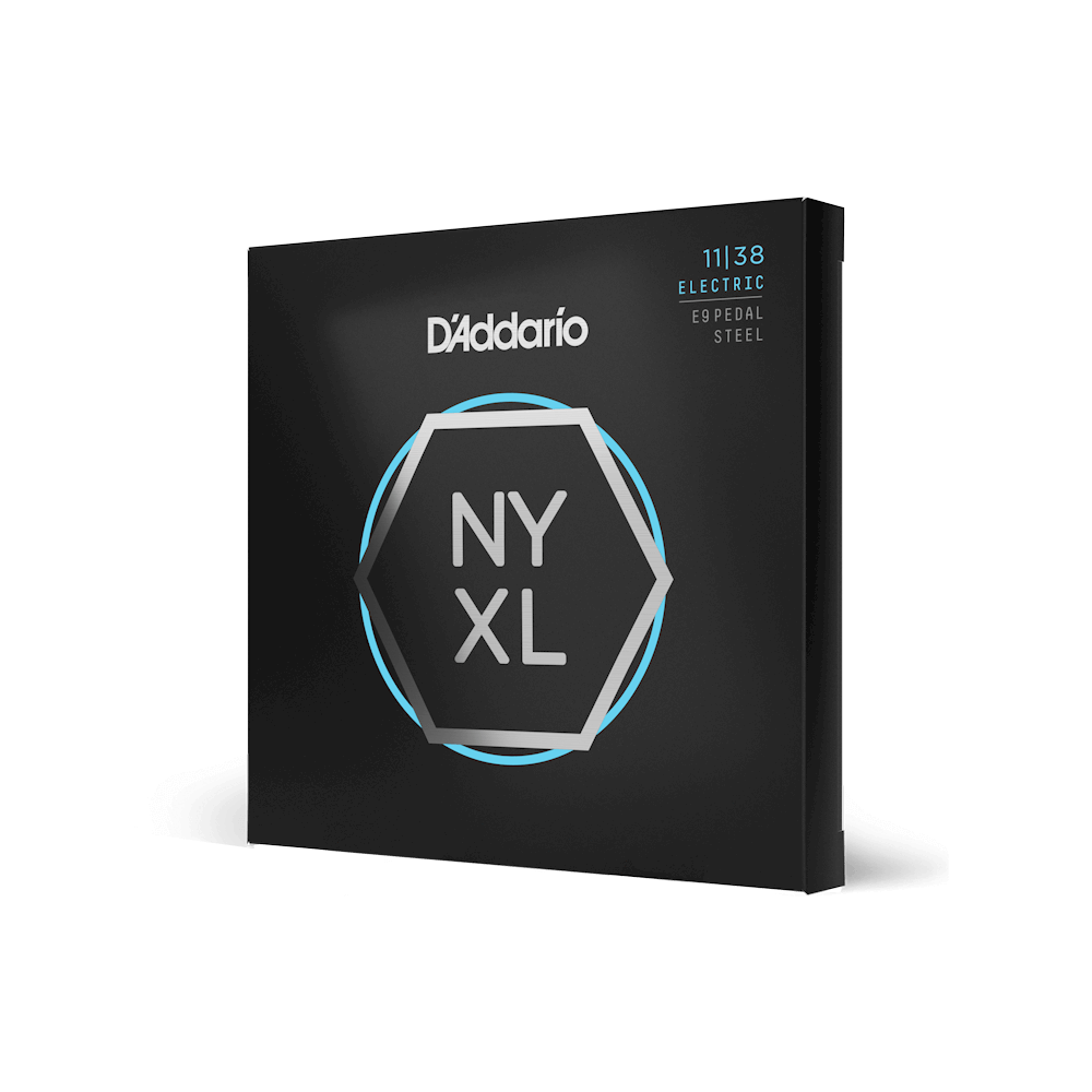 D'Addario NYXL1138PS 11-38 Regular Light E9 Pedal Steel Guitar Strings
