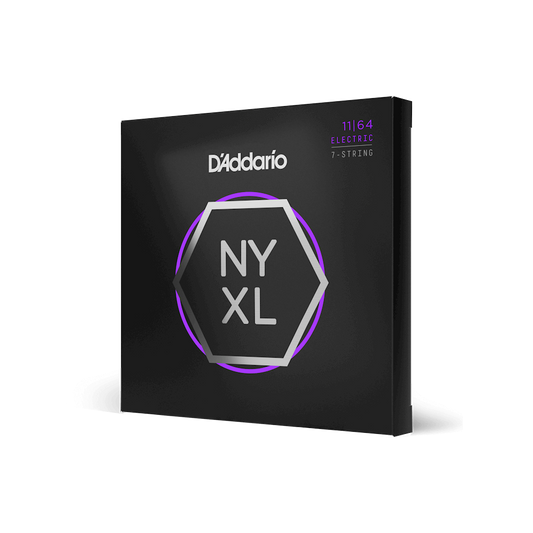 D'Addario NYXL1164 11-64 Medium 7-String Electric Guitar Strings