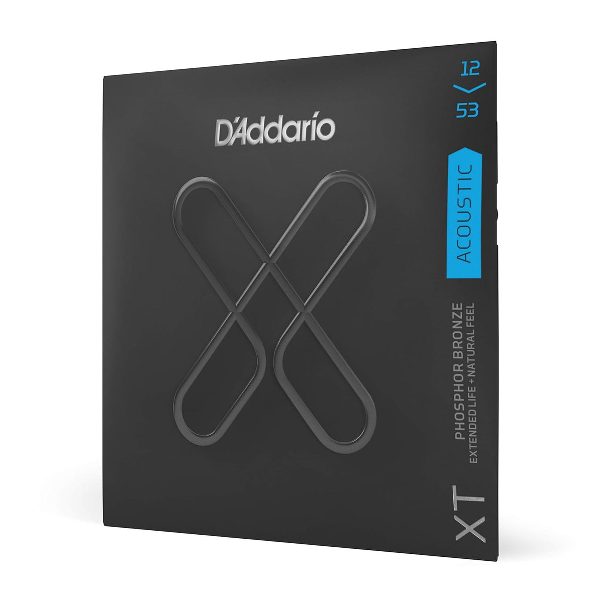 D'Addario XTAPB1253 12-53 Light Coated Acoustic Guitar Strings