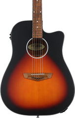 D'Angelico Acoustic Guitar Premier Series Bowery LS with Cutaway Electronics - Satin Vintage Sunburst	DAPLSD500SVSBCP