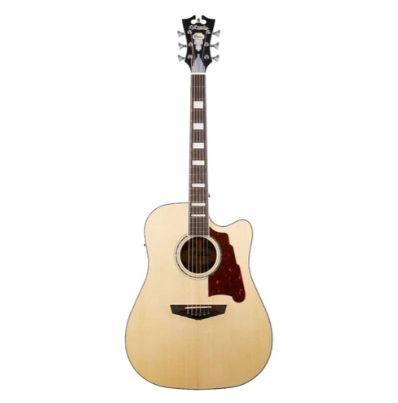 D'Angelico Acoustic Guitar Premier Series Bowery with Cutaway Electronics - Natural	DAPD500NACCPS