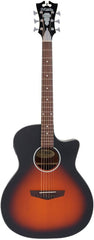 D'Angelico Acoustic Guitar Premier Series Gramercy LS with Cutaway Electronics - Satin Vintage Sunburst DAPLSG200SVSBCP